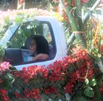girl in car