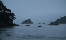 Kaiteriteri Bay in the rain