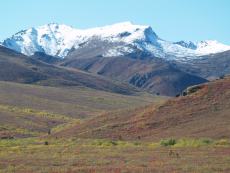 Mountains and tundra