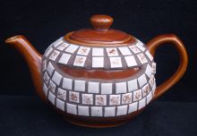 brown teapot